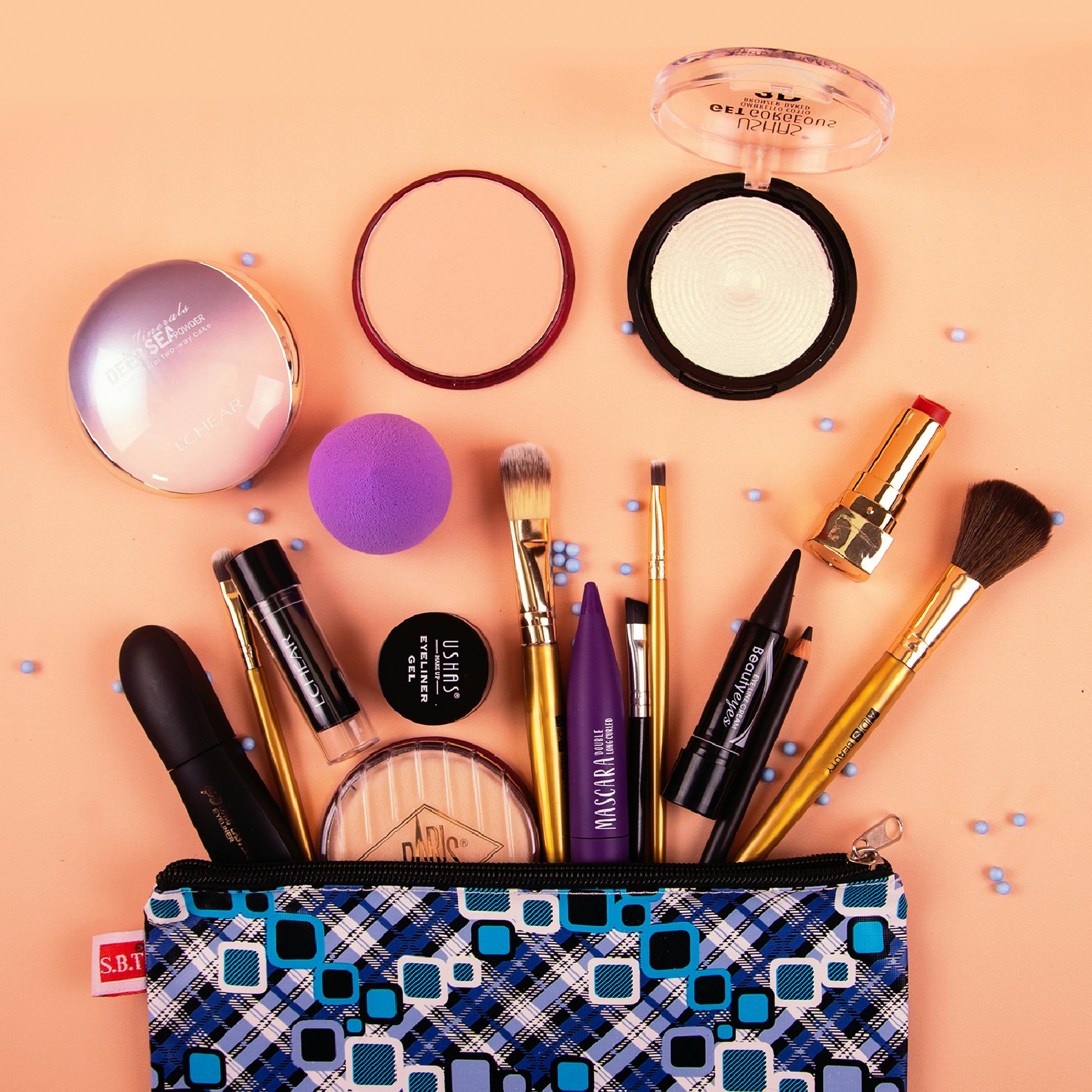 Flawless Ivy Makeup Chair (Double Tray)